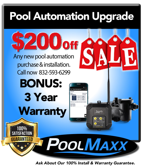 new jandy pool automation sale deal houston tx